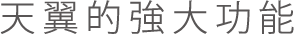 天翼的強大功能